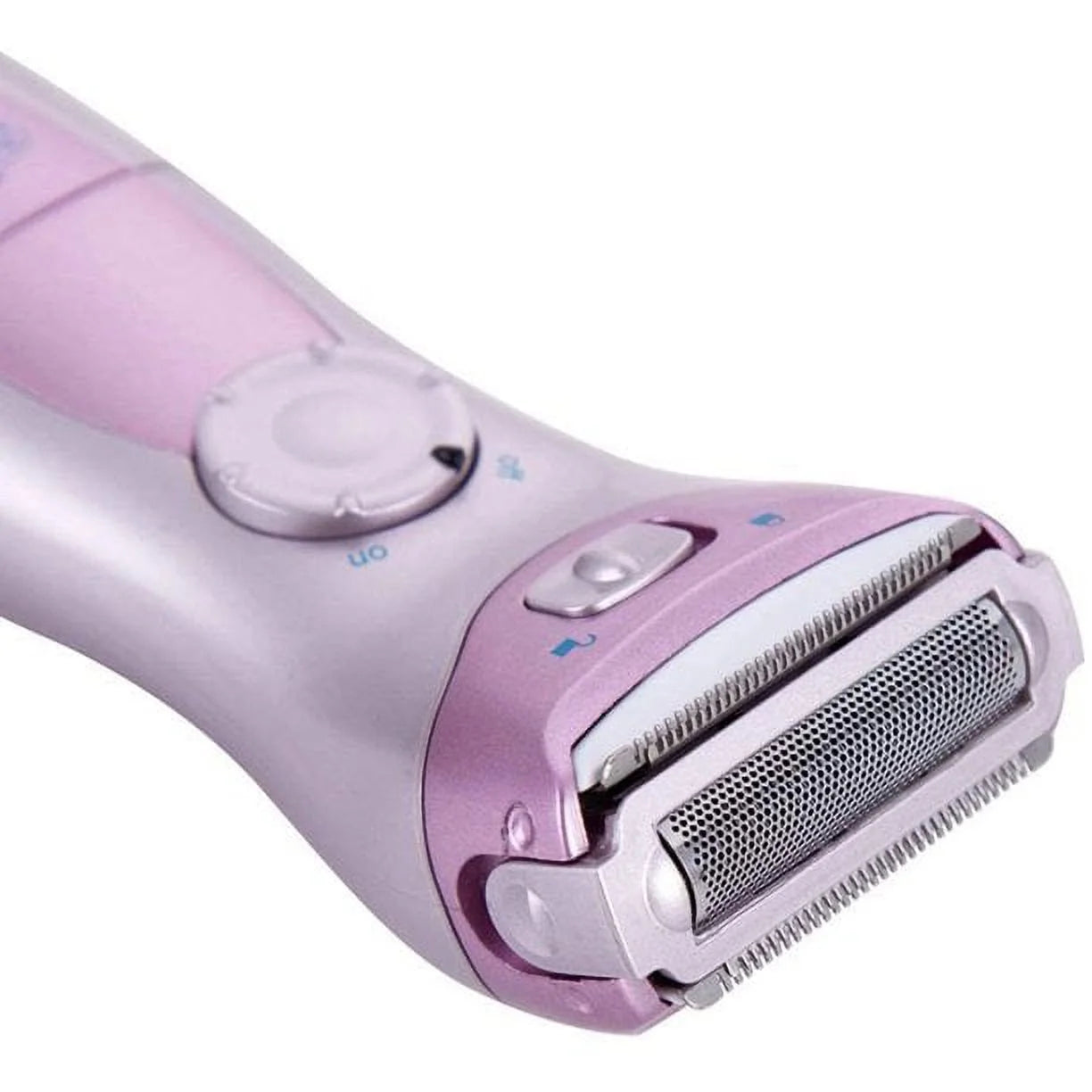Electric Razor for Women, Cordless Bikini Trimmer ,Hair Removal for Lady, 2 in 1 Wet & Dry, Women Painless Shaver for Legs Underarms and Bikini, Battery Operated, Purple