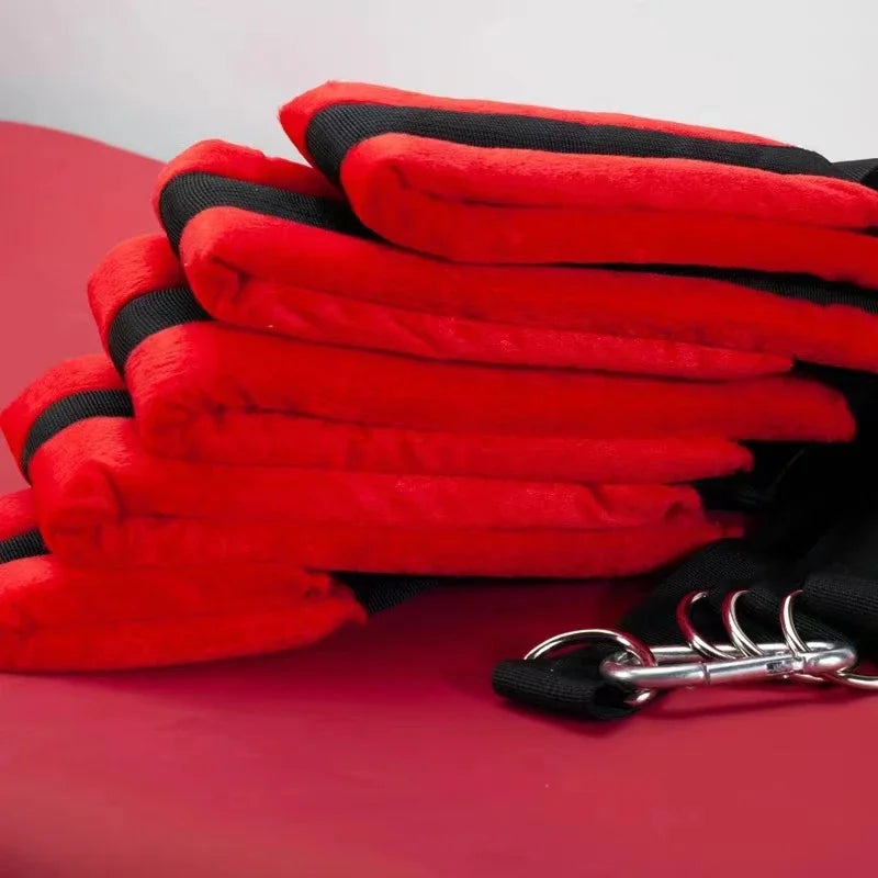 Upgraded sex swing with back and leg support for ultimate pleasure and fun