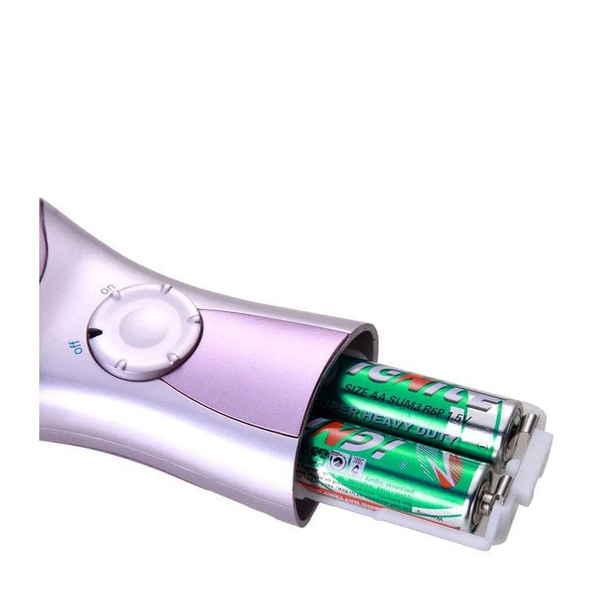 Electric Razor for Women, Cordless Bikini Trimmer ,Hair Removal for Lady, 2 in 1 Wet & Dry, Women Painless Shaver for Legs Underarms and Bikini, Battery Operated, Purple