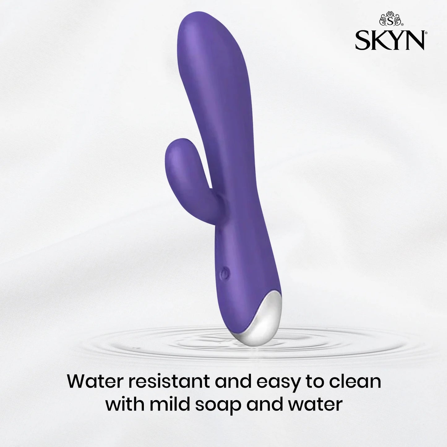 Vibes Personal Massage Wand Vibrator, 20 Speeds, Purple, 1 Count