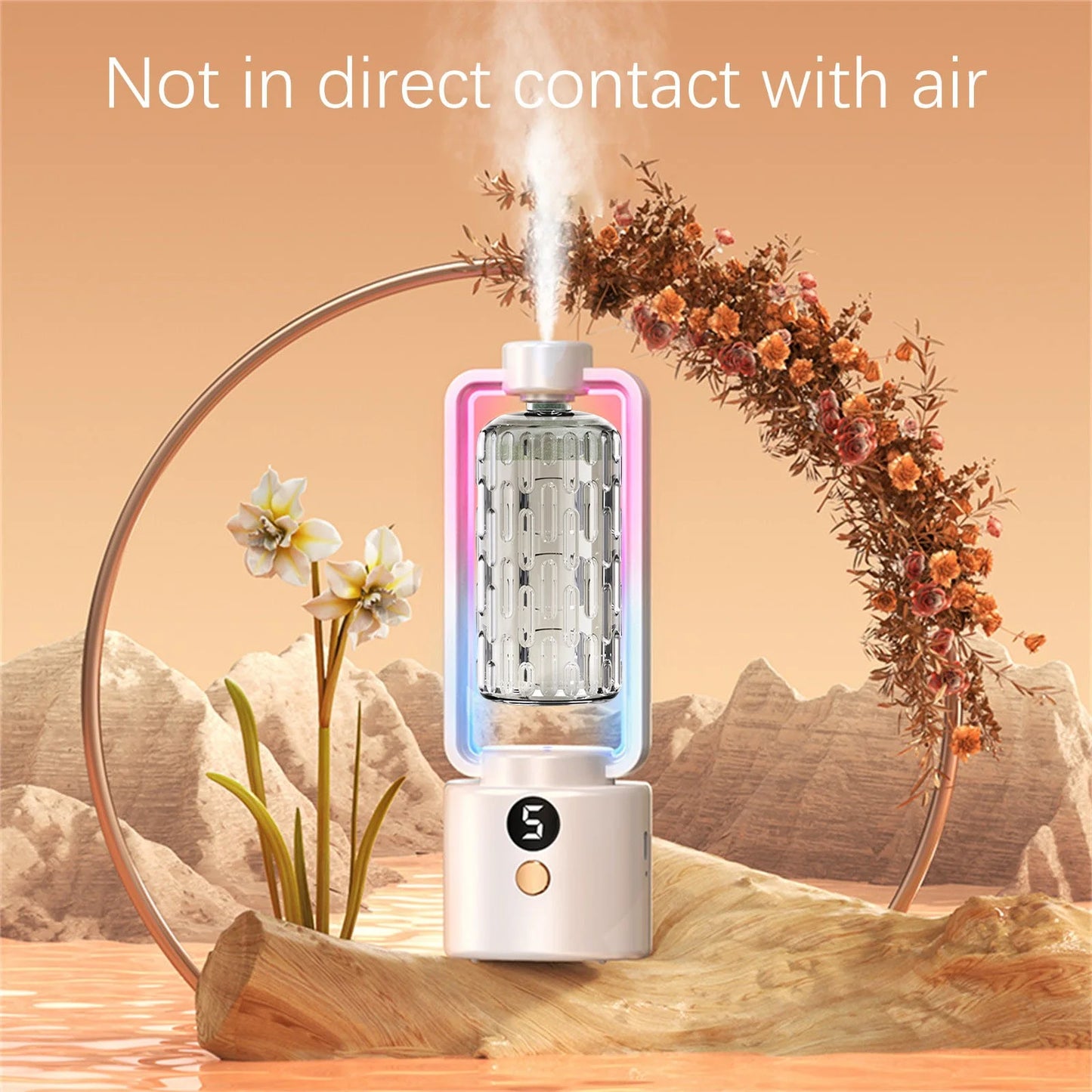 Essential Oil Diffusers, Automatic Aromatherapy Machine, Hotel Aromatherapy Machine, Humidifier (Digital Display Model锛宑Ontaining Essential Oil: 50Ml)