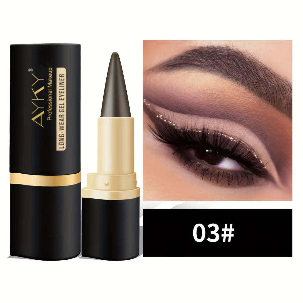 GlideLine™ by AYKY – Matte Glitter Waterproof Eyeliner Balm