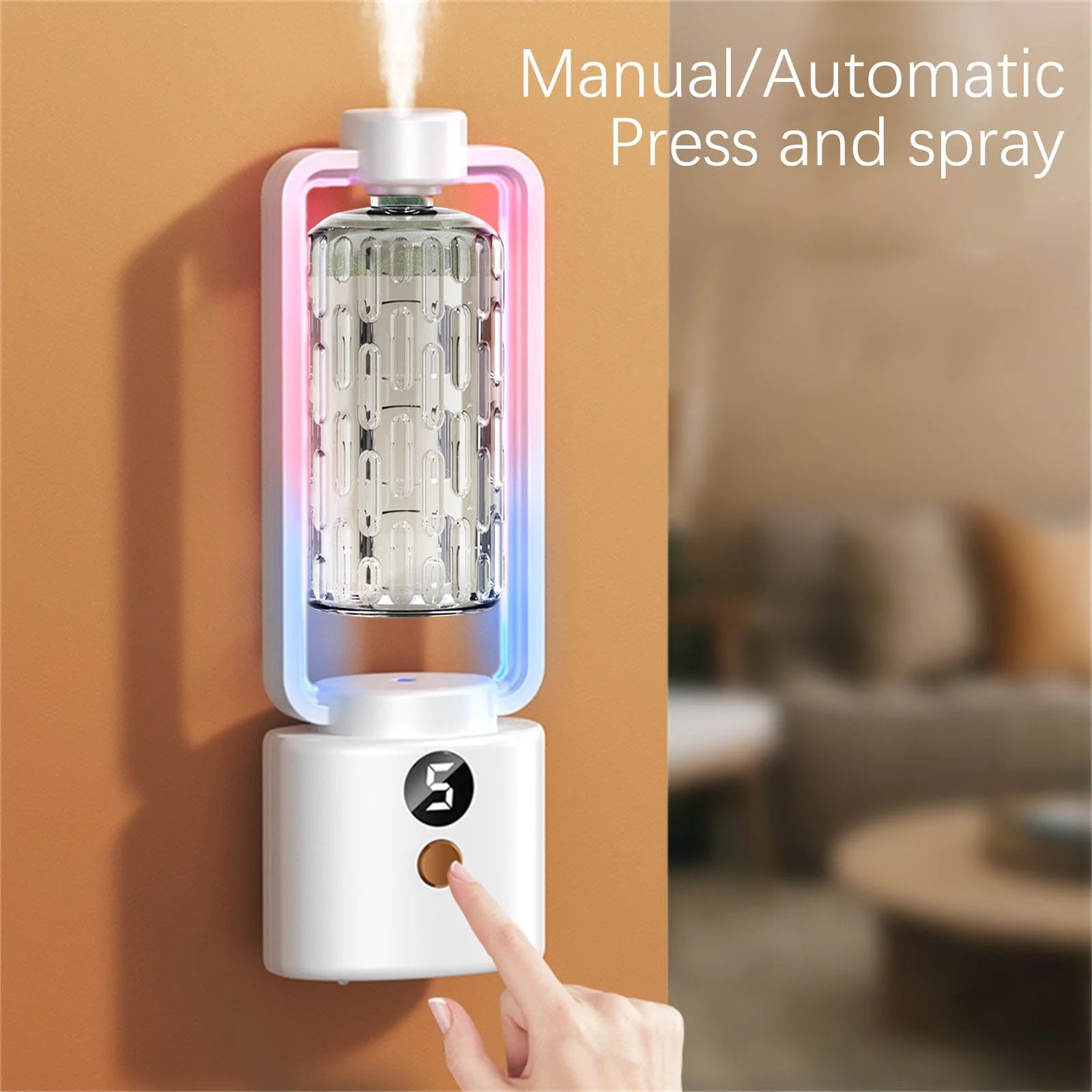 Essential Oil Diffusers, Automatic Aromatherapy Machine, Hotel Aromatherapy Machine, Humidifier (Digital Display Model锛宑Ontaining Essential Oil: 50Ml)