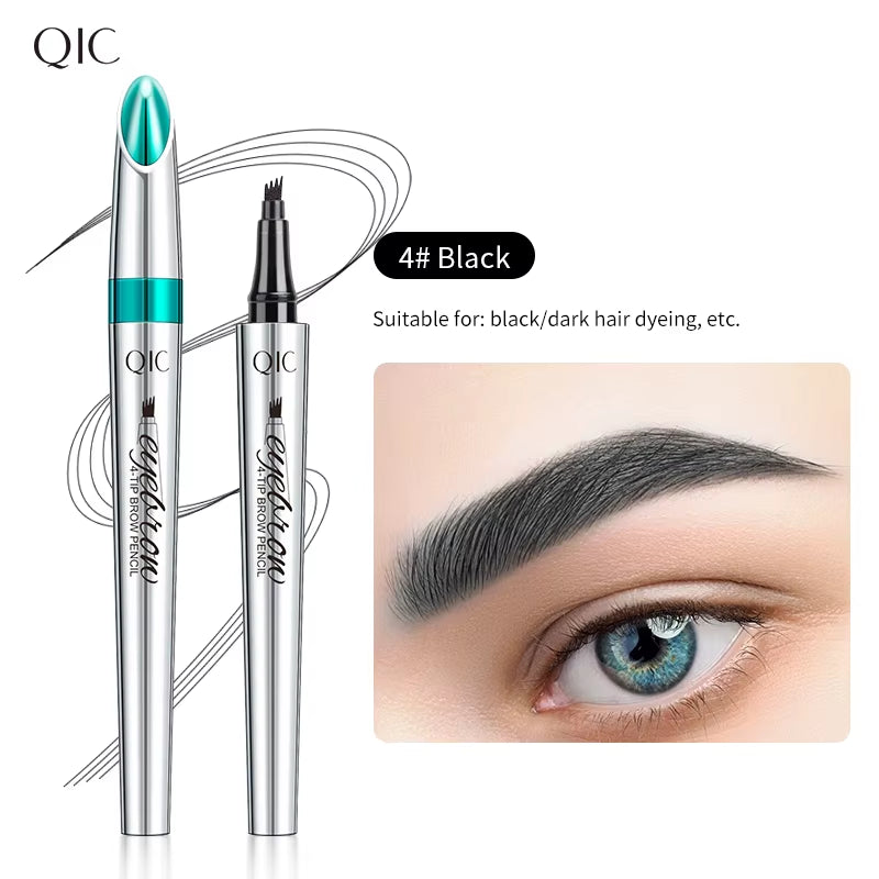 BrowSculpt 4D Microblading Eyebrow Pen – Waterproof, Long-Lasting Four-Claw Pencil for Natural, Hair-Like Strokes